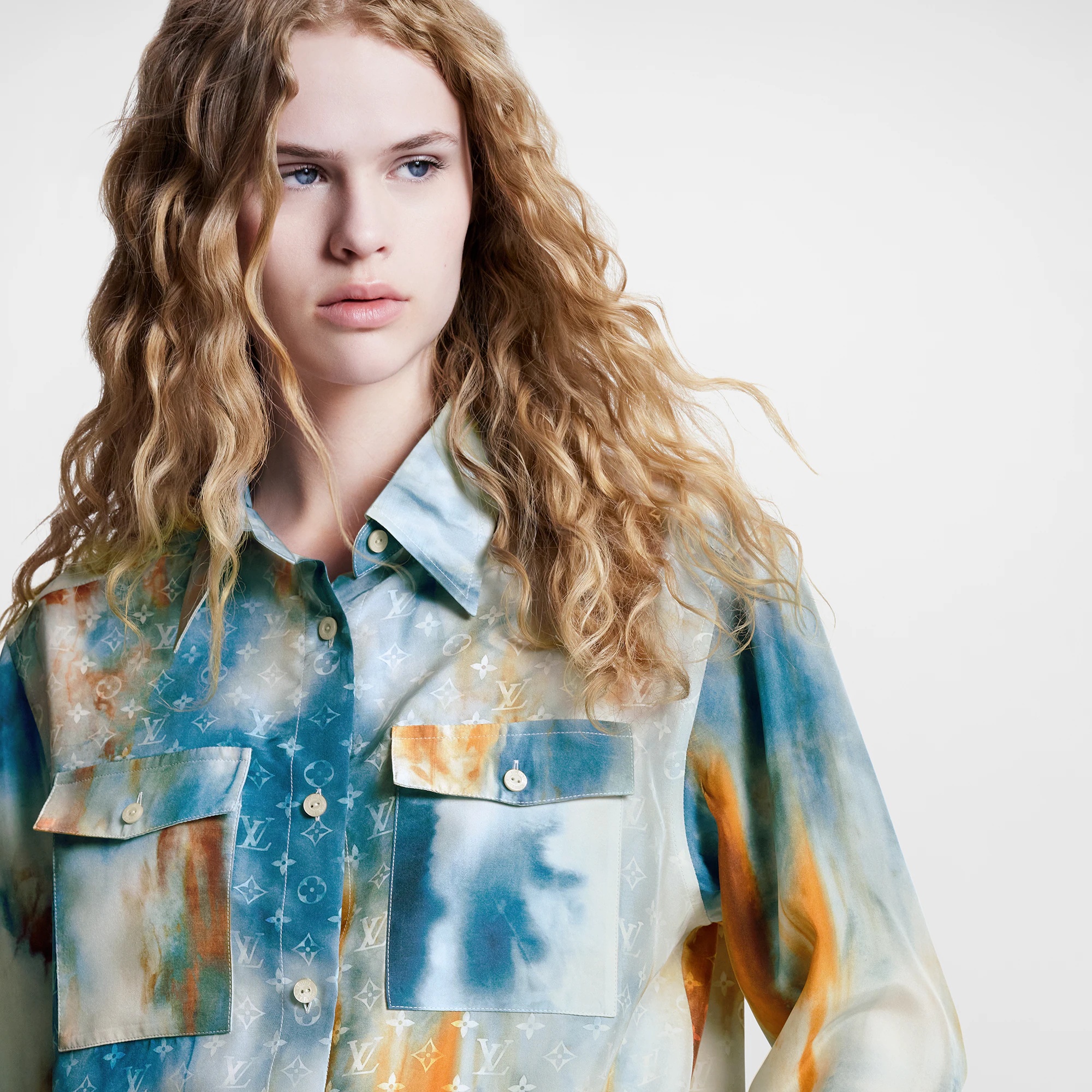 Tie Dye Monogram Shirt - 2