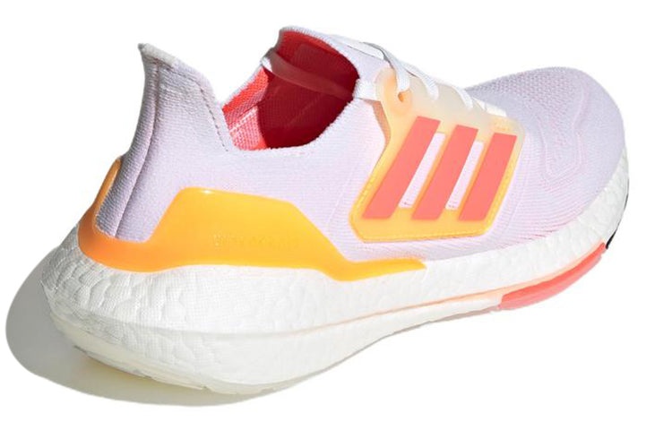 (WMNS) adidas UltraBoost 22 'White Flash Orange' GX5595 - 4