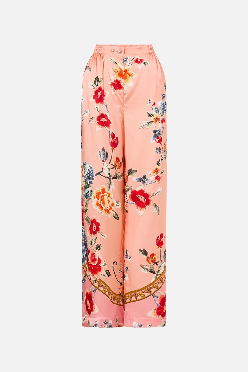 BUTTON FRONT LOUNGE PANT - 1