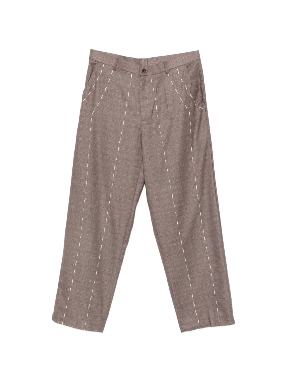 dash plaid trousers - 1
