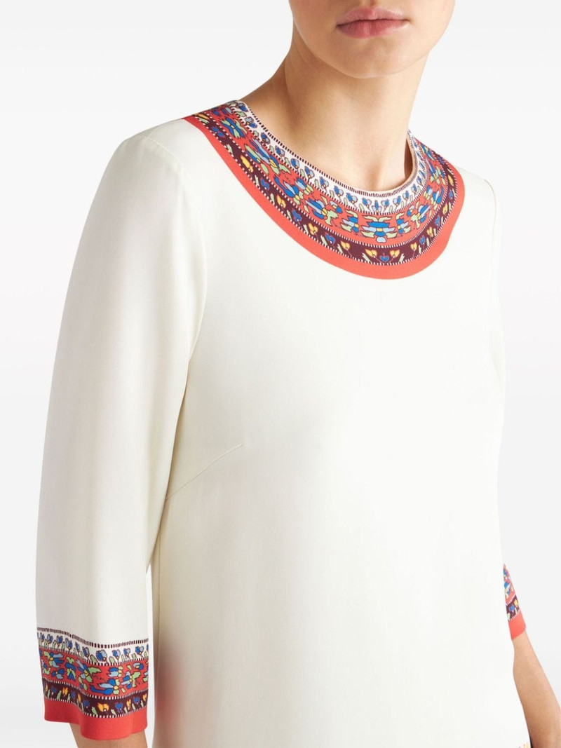 paisley-print cady dress 4