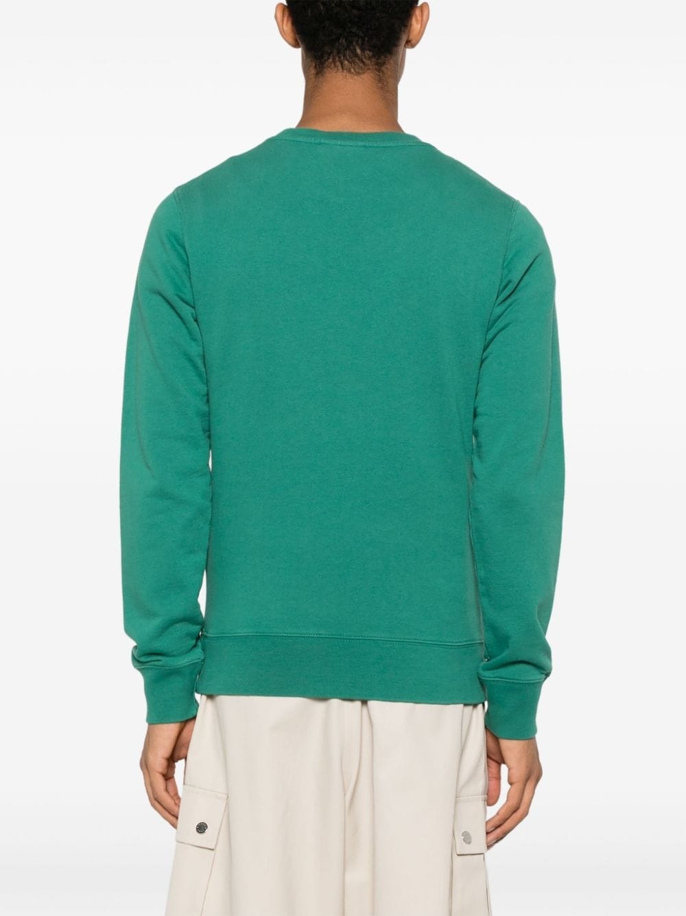 Fox Head-patch sweatshirt - 4