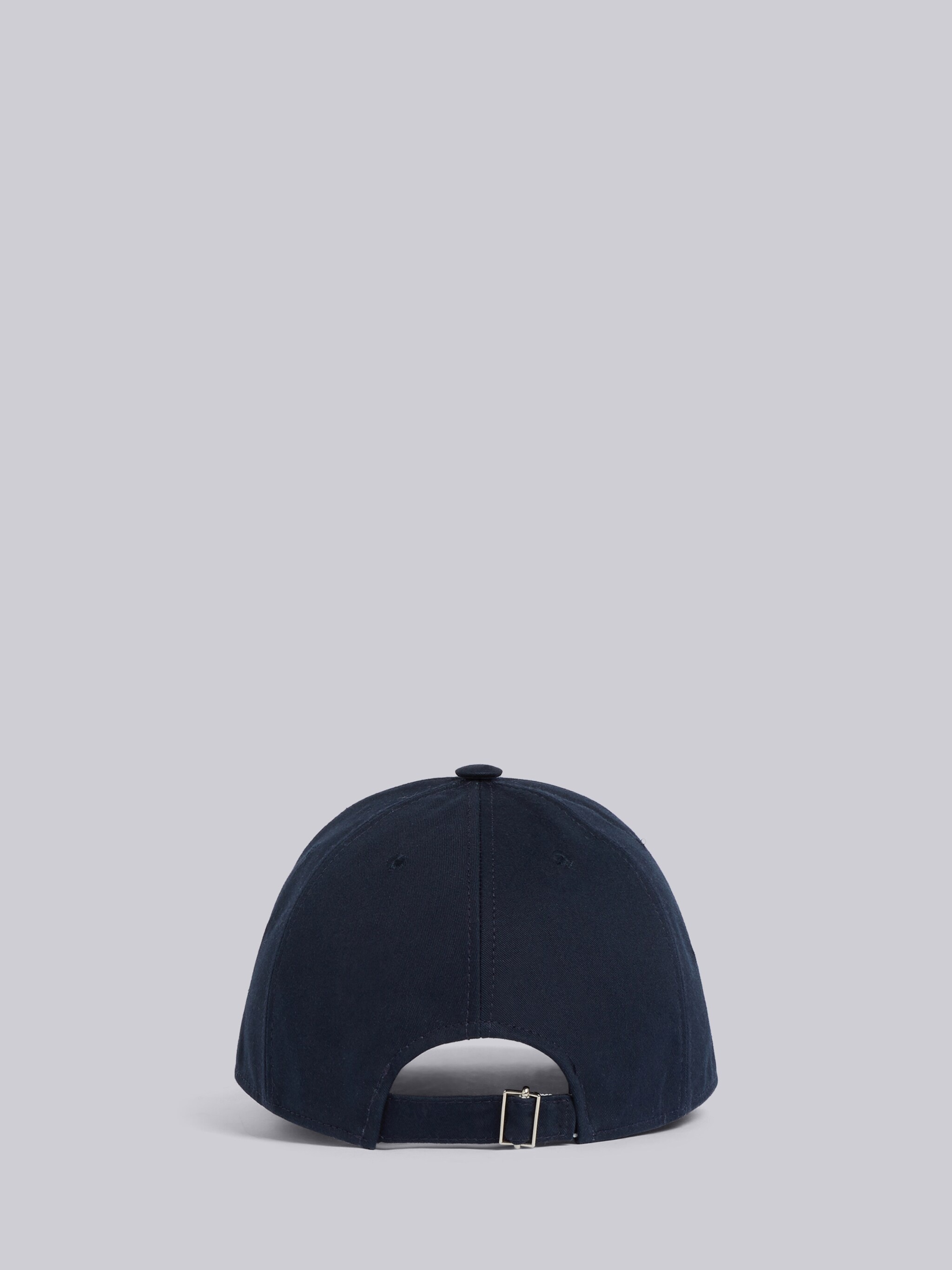 Navy Cotton Twill Baseball Cap - 4