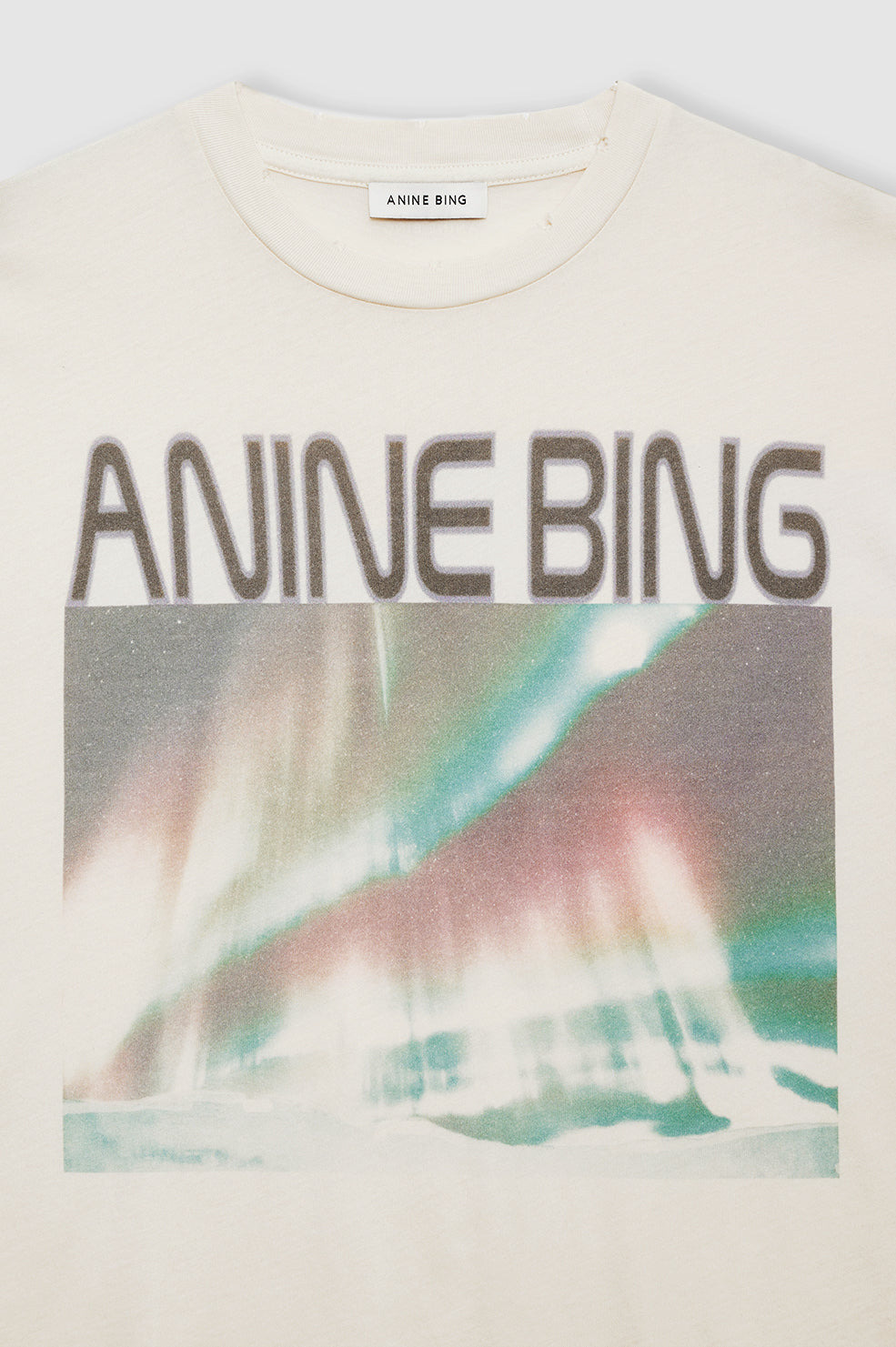 Cade Tee Northern Lights - Off White - 4