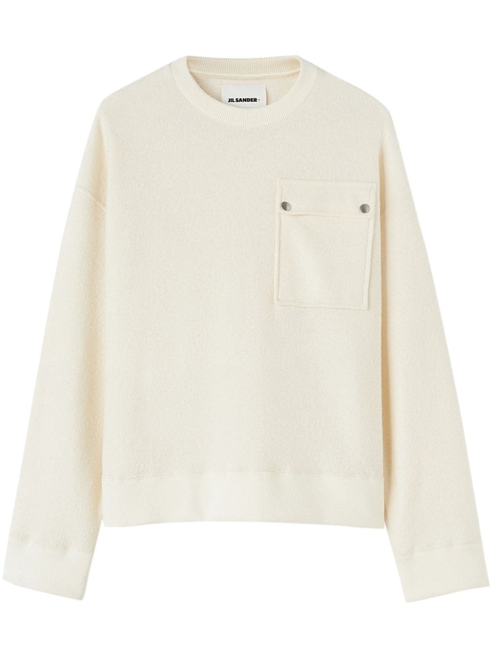 felted drop-shoulder jumper - 1