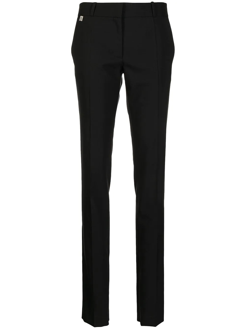 slim-fit reveal-leg trousers - 1