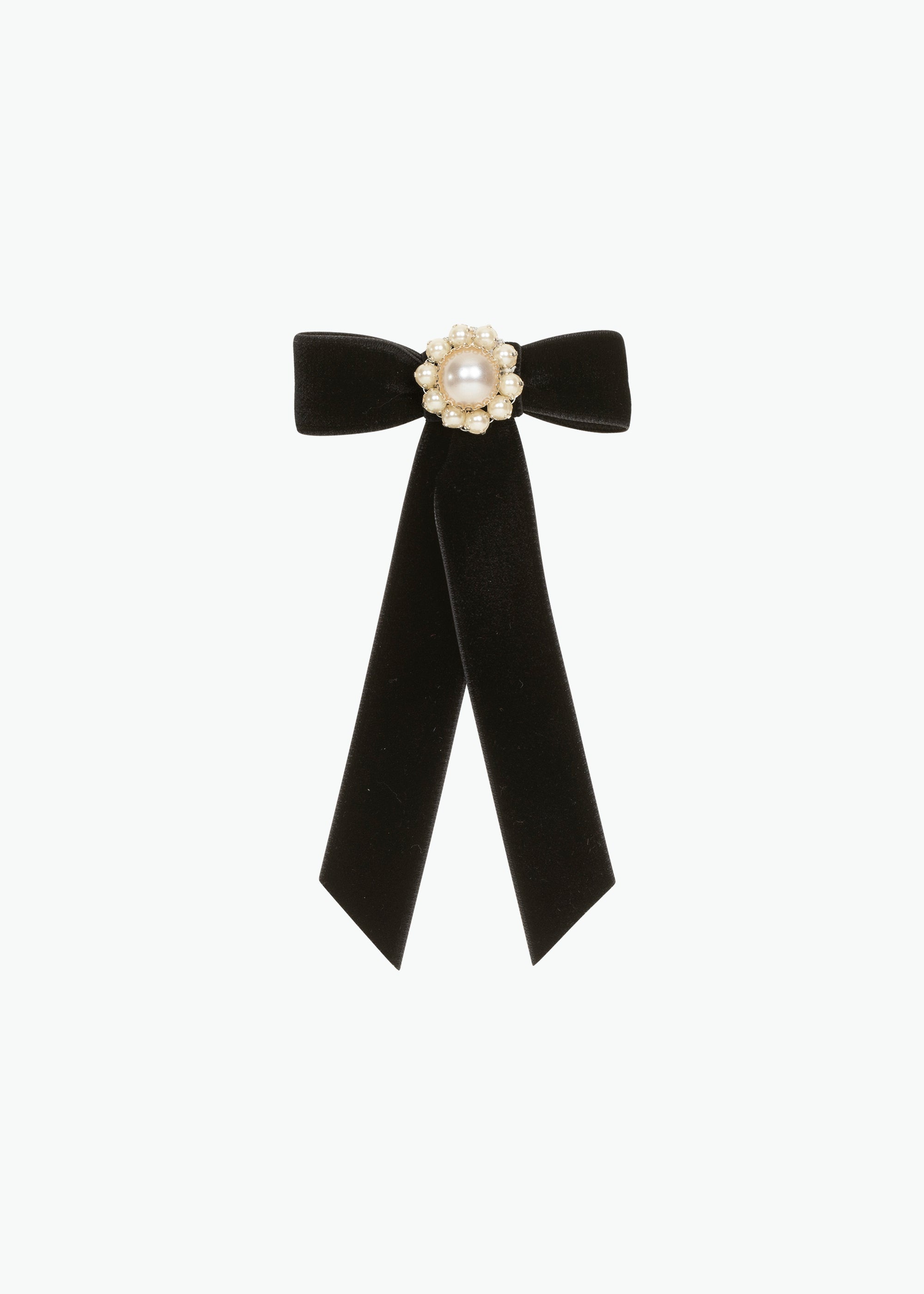 Perla Bow Barrette - 1