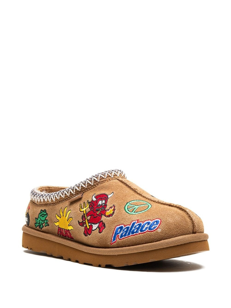 UGG x Palace Tasman "Chestnut" slippers outlook