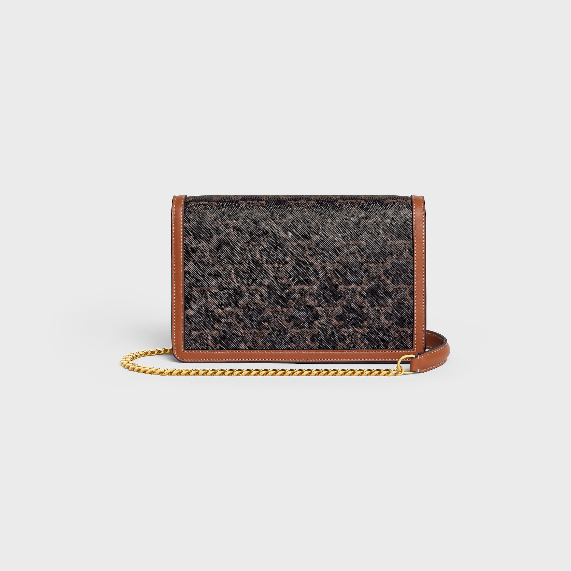 WALLET ON CHAIN MARGO in TRIOMPHE CANVAS and calfskin - 3