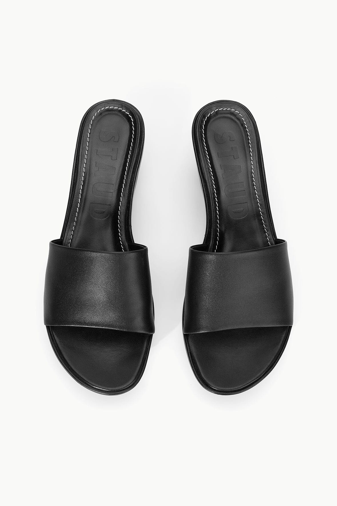 STAUD GINNY WEDGE BLACK - 7