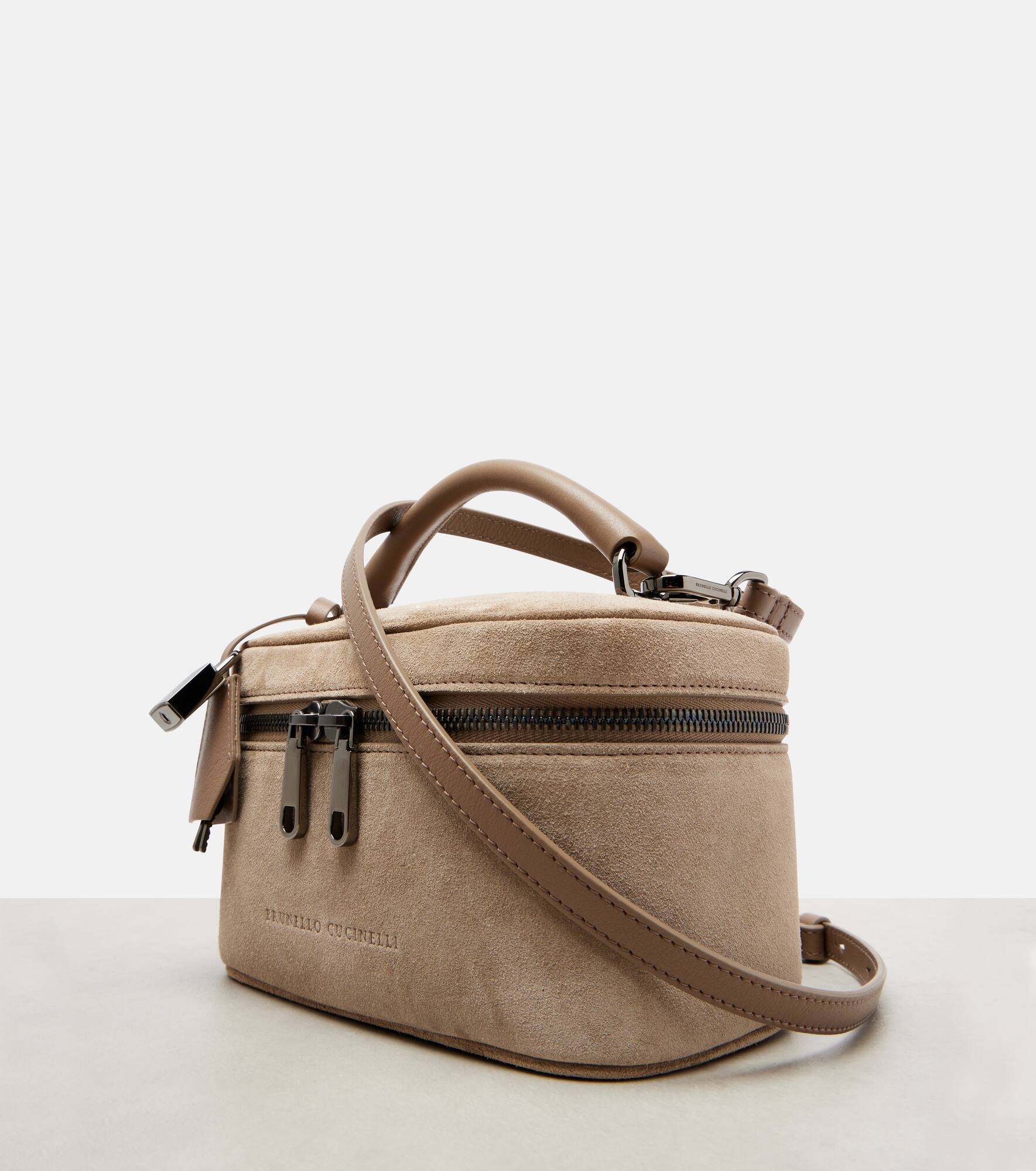 Sartorial Icon Small suede tote bag - 6