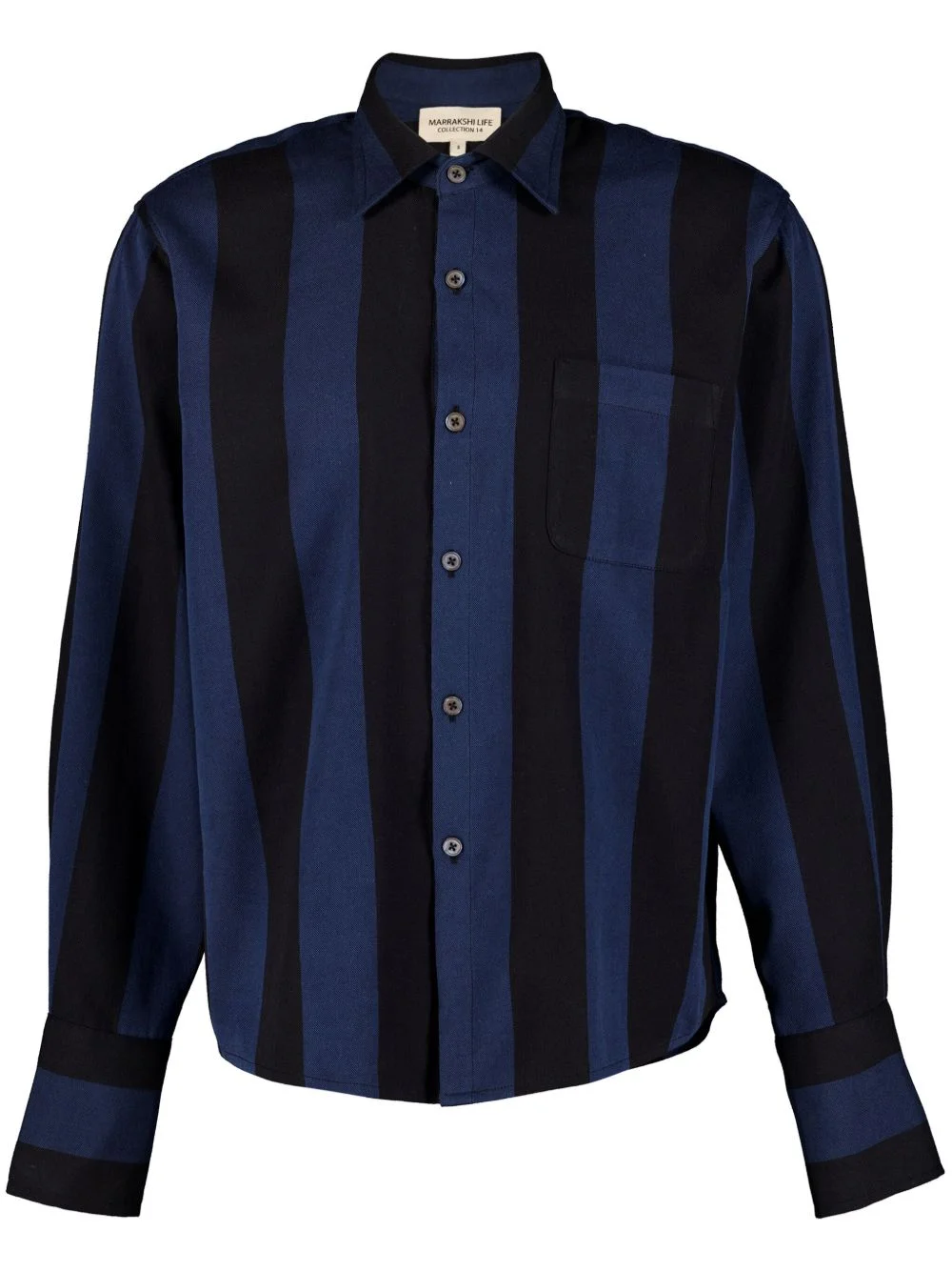 striped cotton shirt - 1