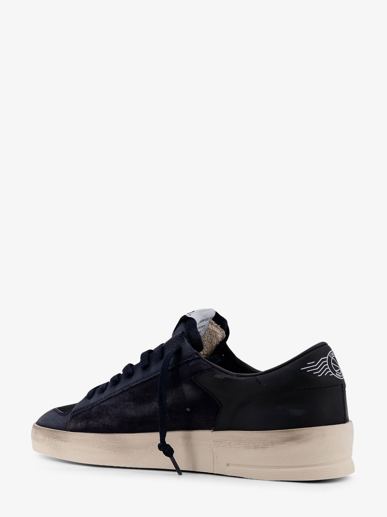 Golden Goose Deluxe Brand Stardan Under Net Star Low-Top Leather Sneakers - 3