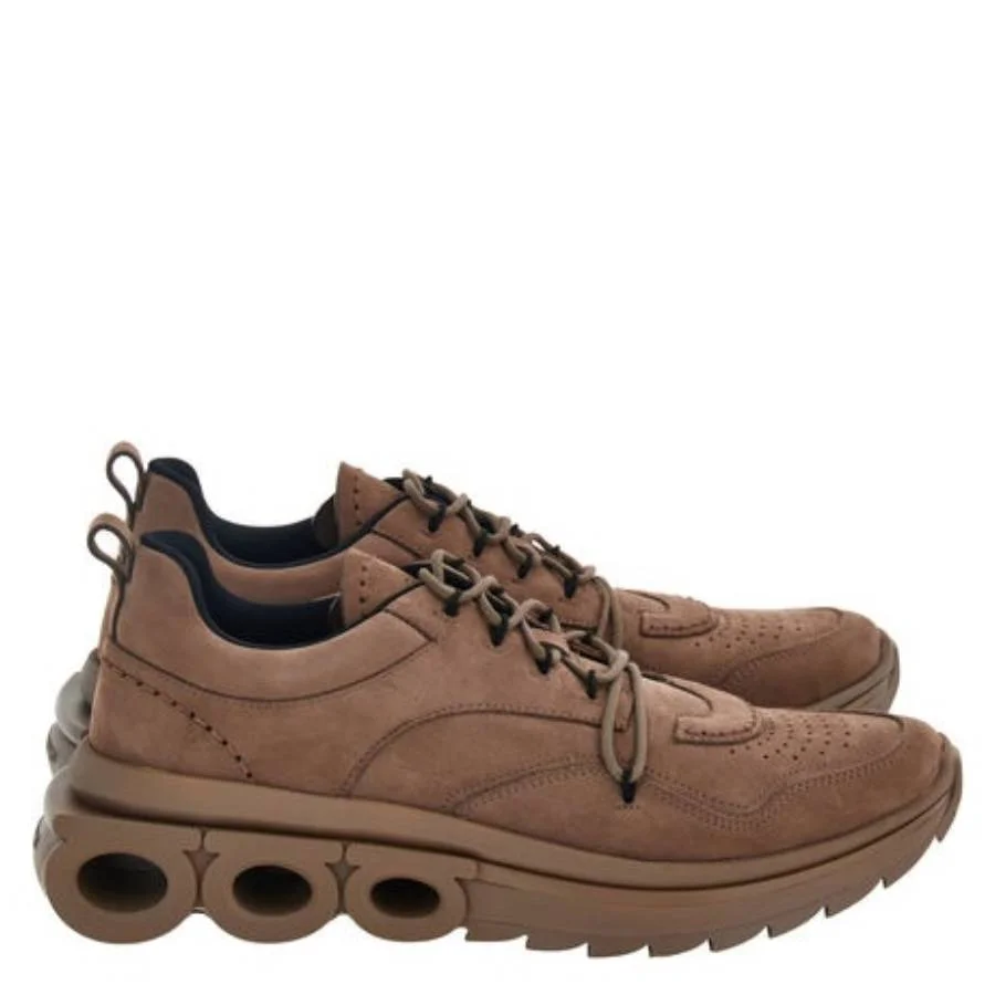 Ferragamo Nima Nubuk Running Sneakers, Size 9 - 1