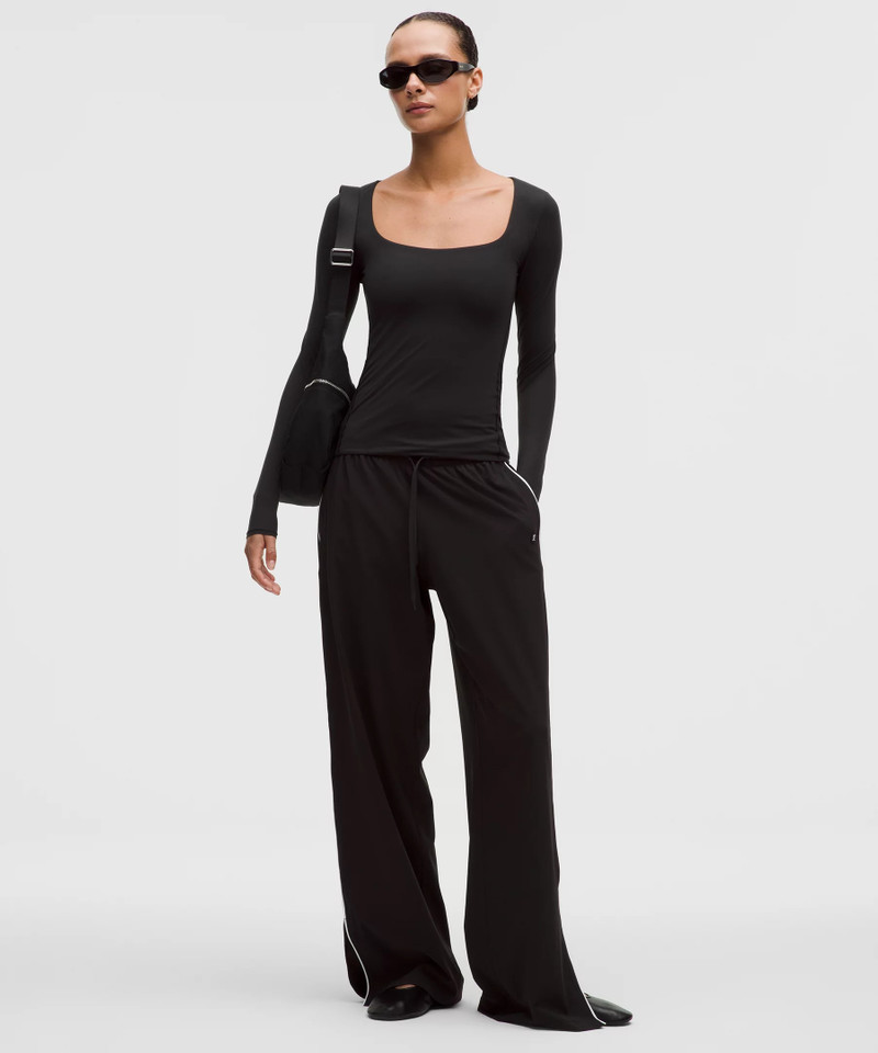 lululemon Wundermost Ultra-Soft Nulu Square-Neck Long-Sleeve Shirt outlook