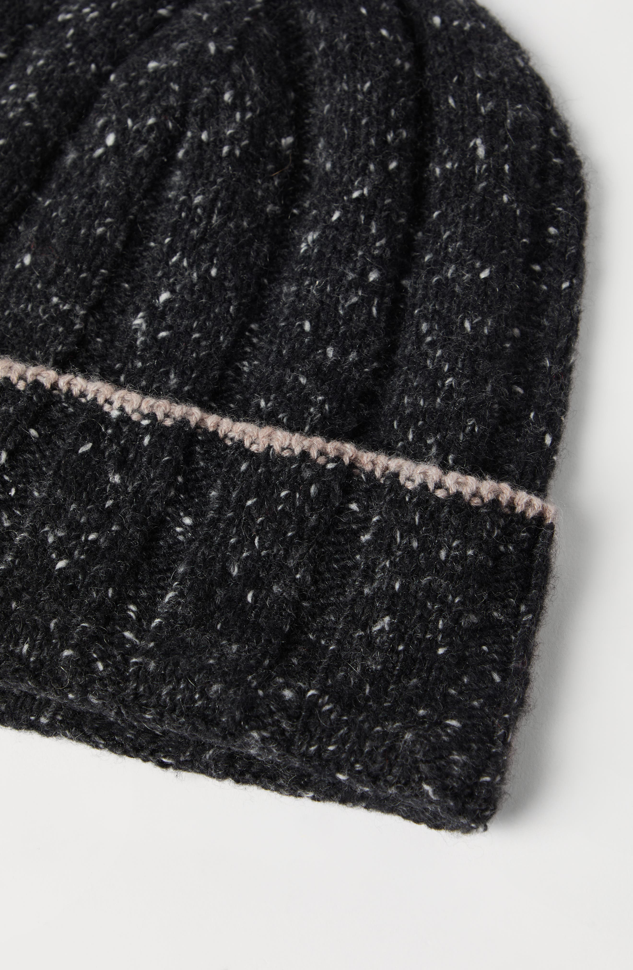 Brunello Cucinelli Cashmere rib knit beanie in Anthracite at Nordstrom - 3