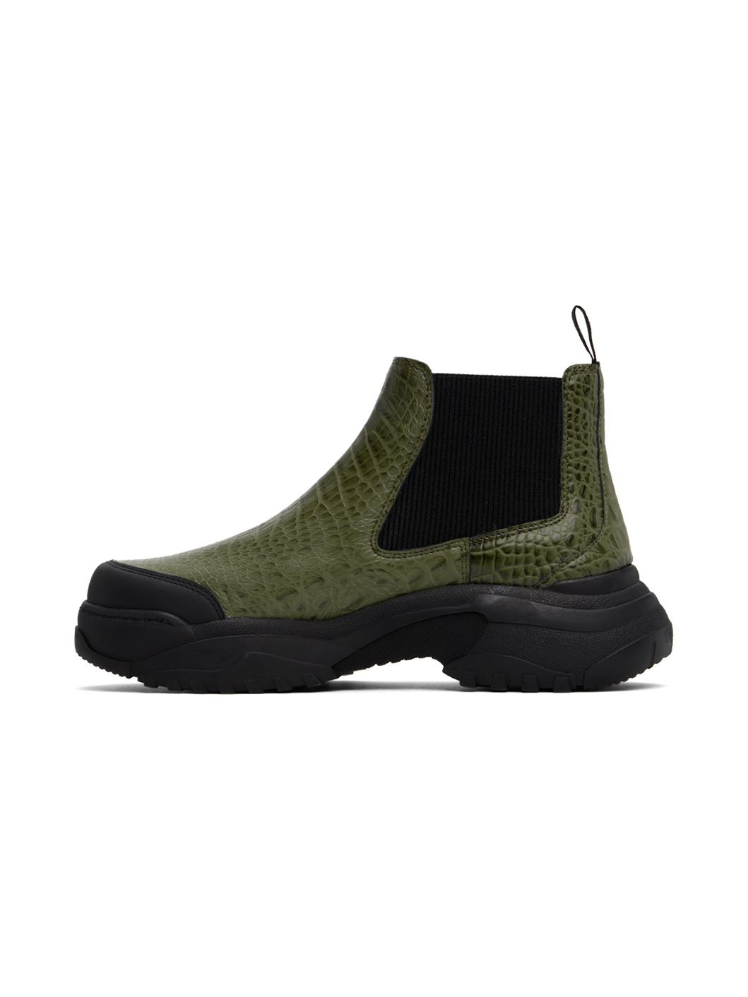 Green Low Chelsea Boots - 3