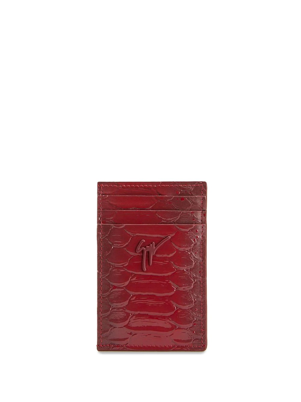 Albert crocodile-effect cardholder - 1