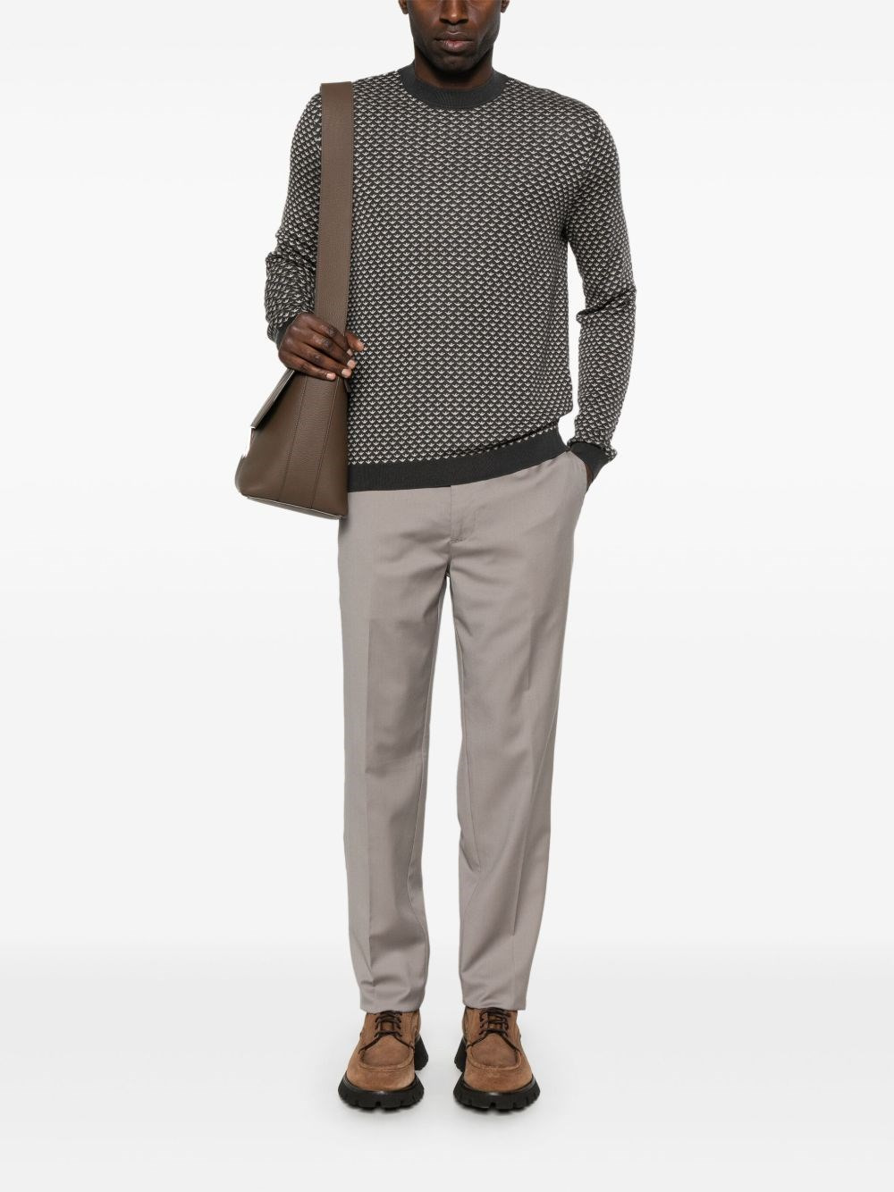Wool chino trousers - 4