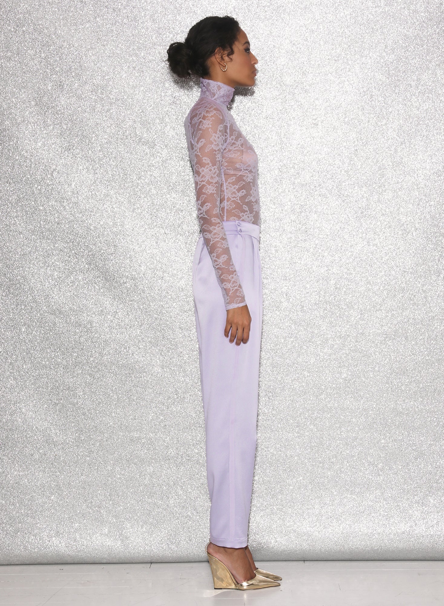 Pleated Tuxedo Pant - 5