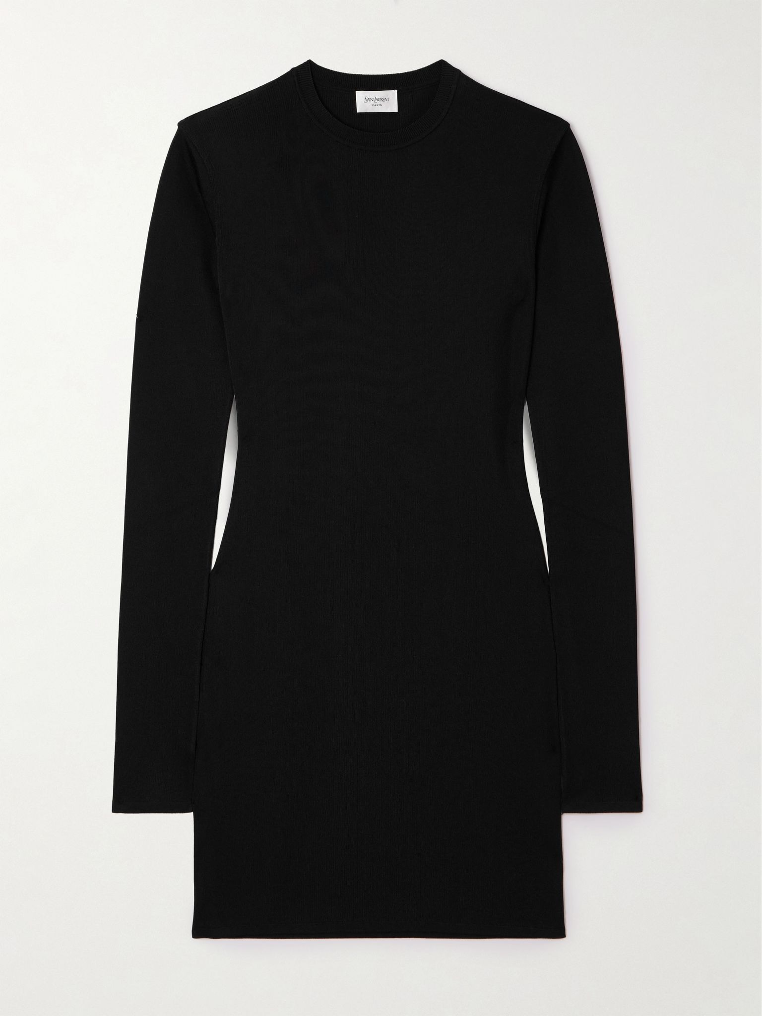 Knitted mini dress Black - 1