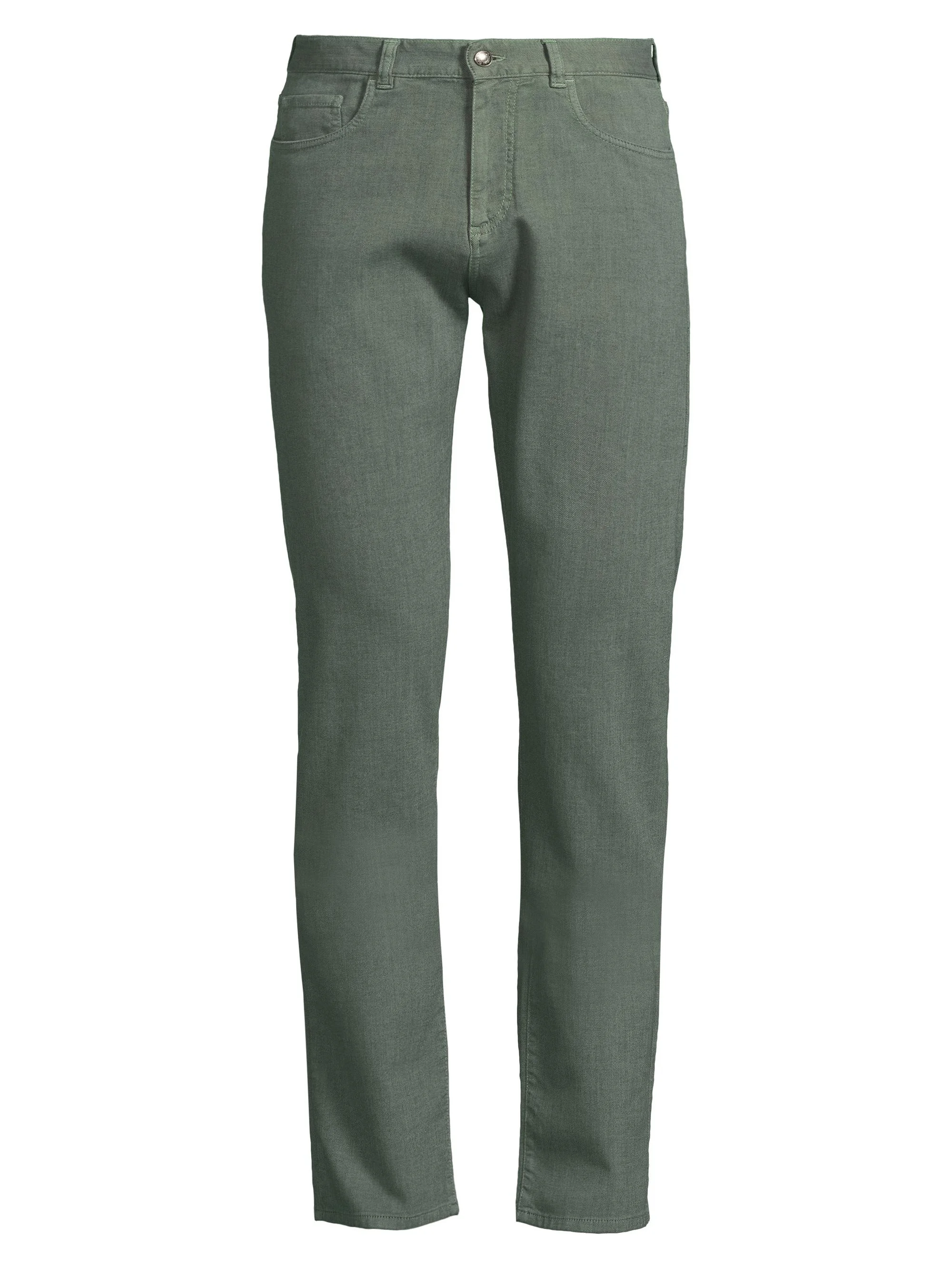 Men's Stretch Modern-Fit Slim Jeans - Dark Green - 1