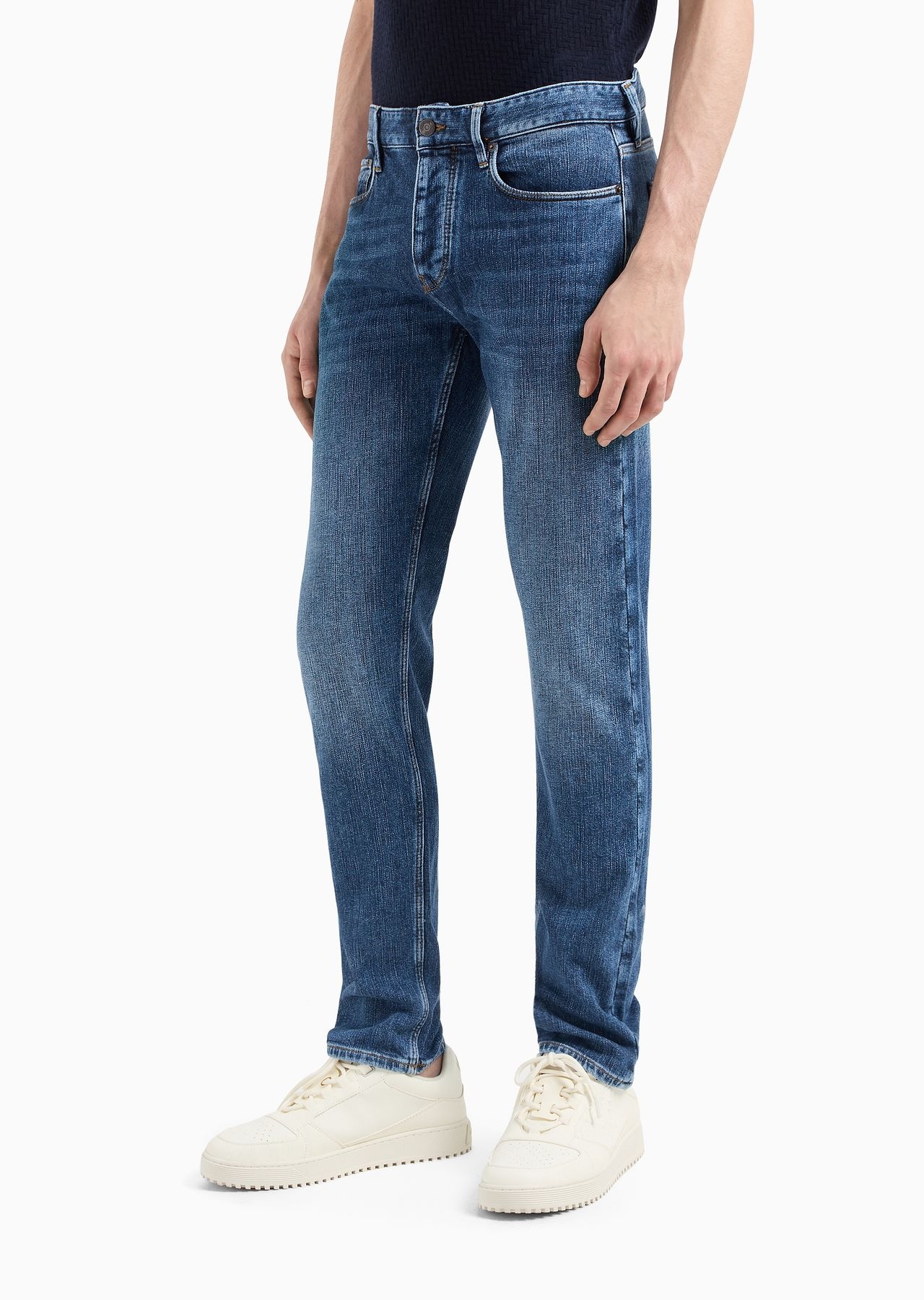 J75 slim-fit, worn-look denim jeans - 2