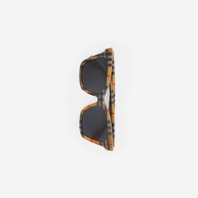 Burberry Vintage Check Bio-acetate Square Frame Sunglasses outlook