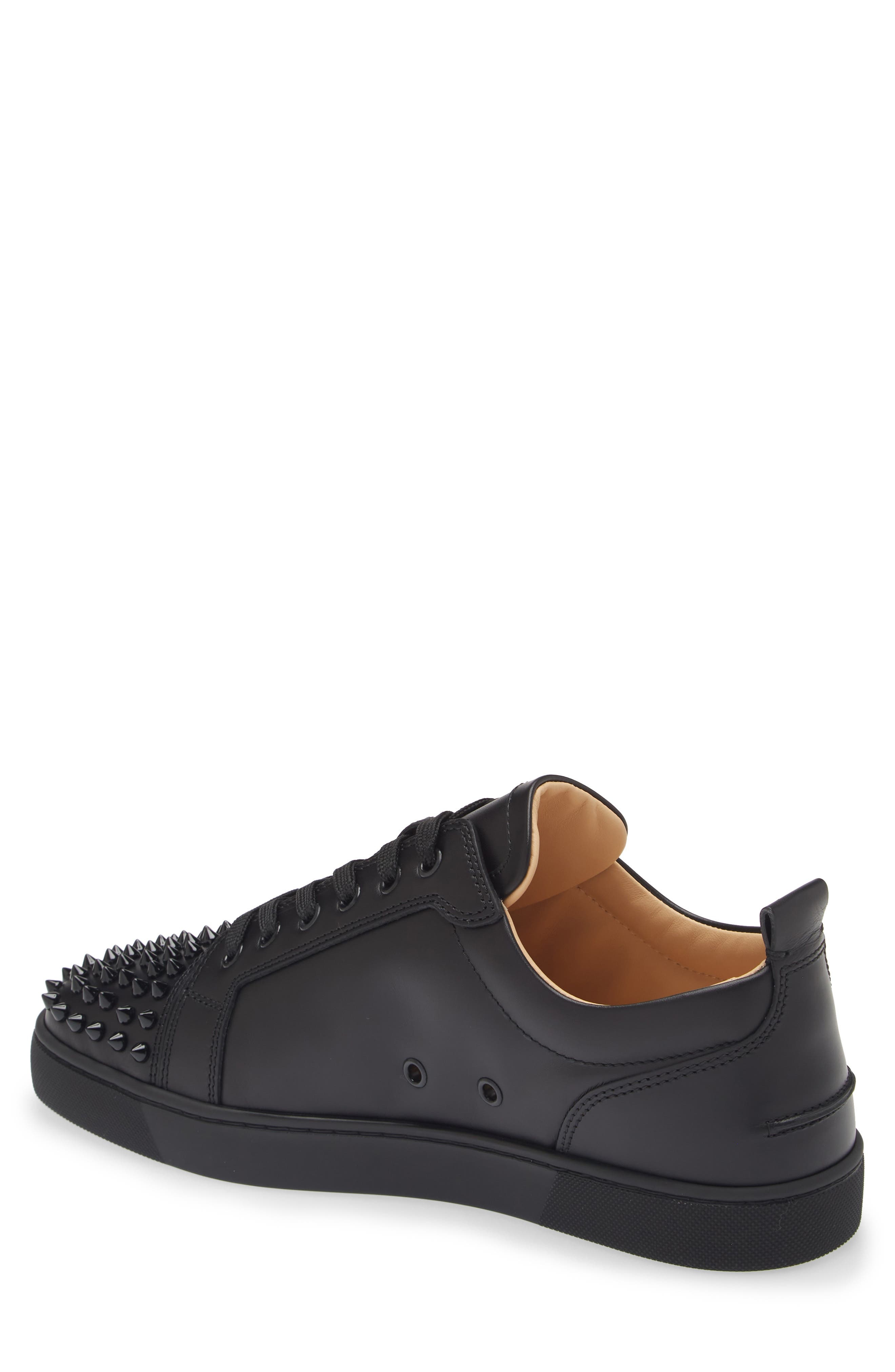 Christian Louboutin Louis Junior Spikes Sneaker in Cm53 Black/black at Nordstrom - 2