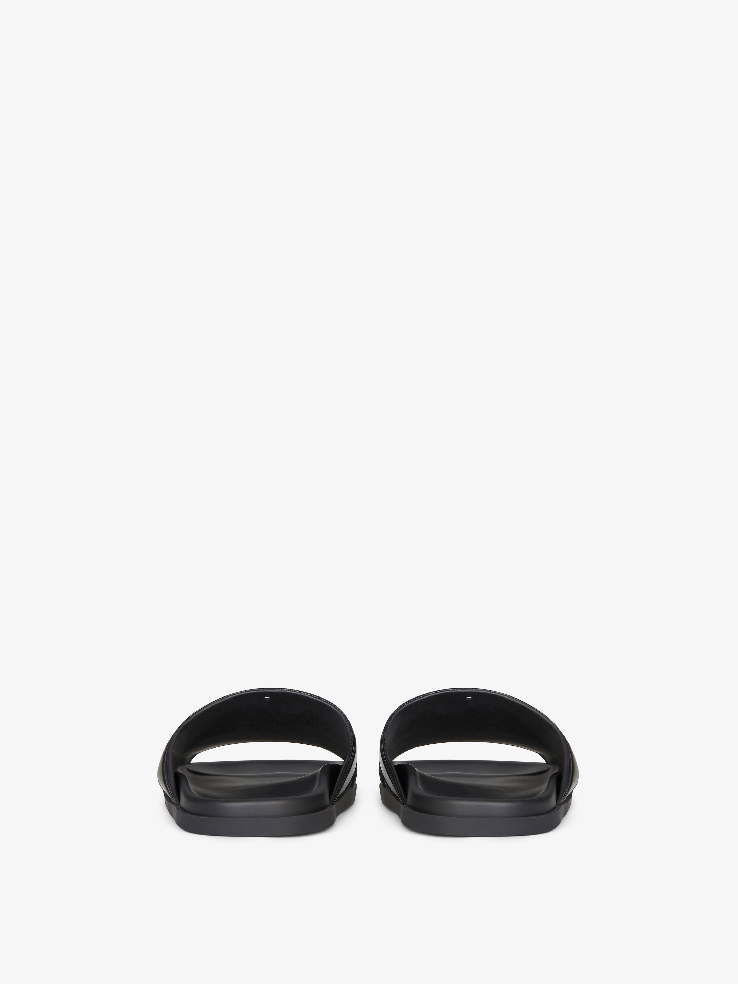 G PLAGE FLAT SANDALS IN LEATHER - 6