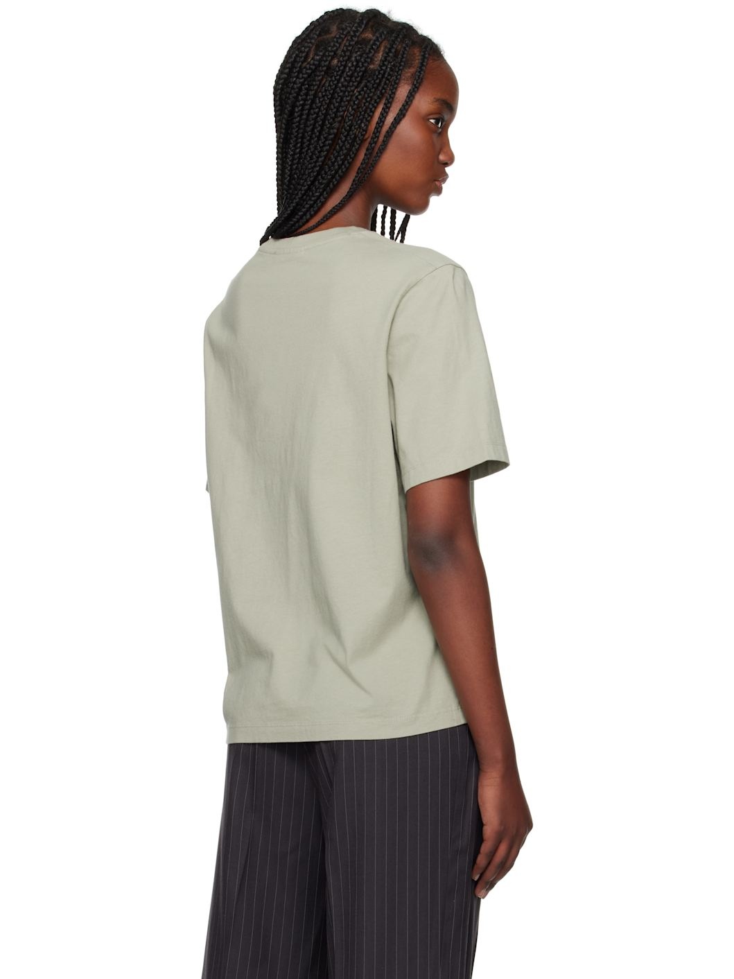 Green Baby Fox Patch Comfort T-shirt - 3