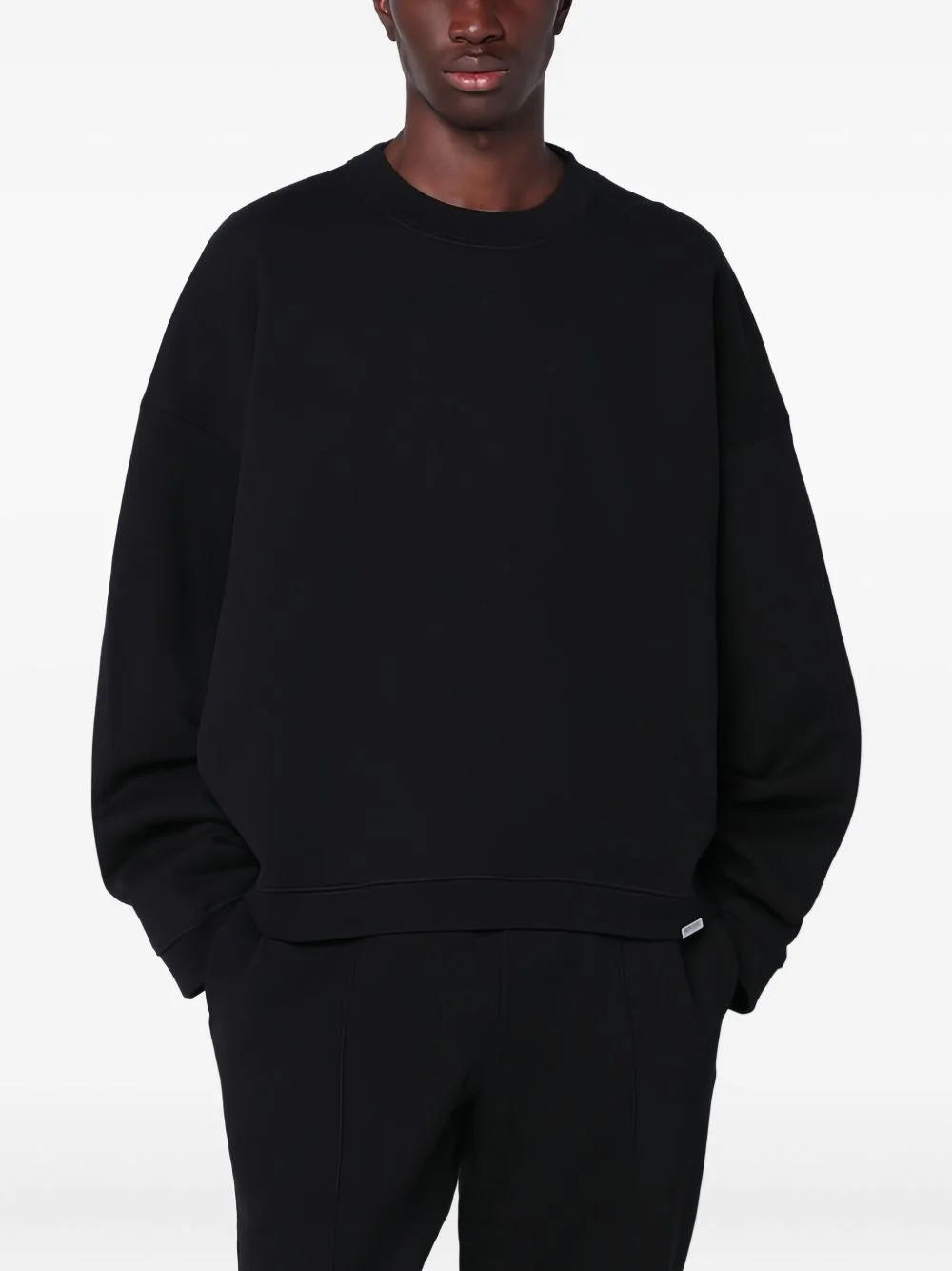 round-neck sweatshirt - 1