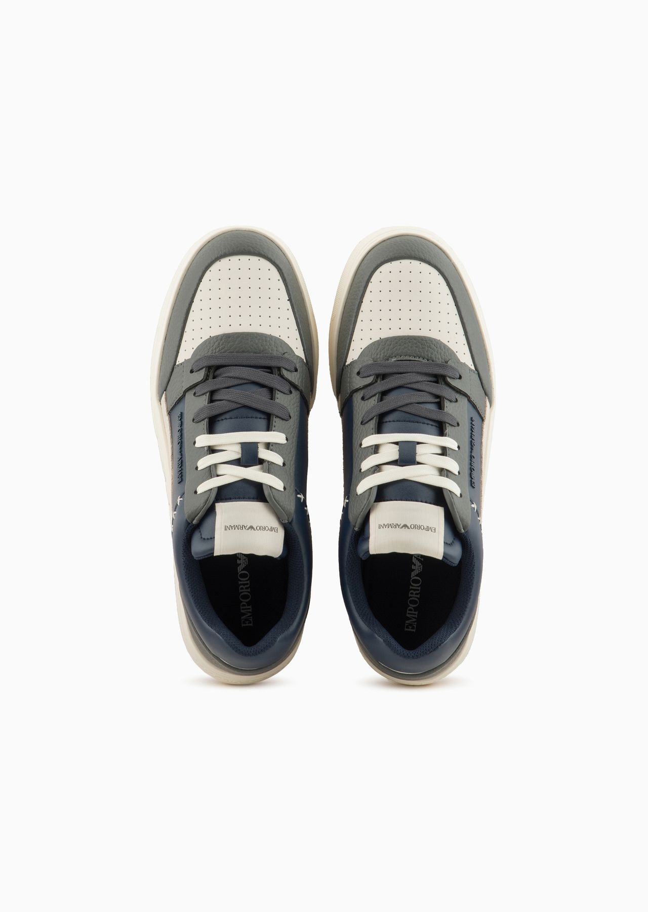 ASV regenerated-leather sneakers with stitching details - 3