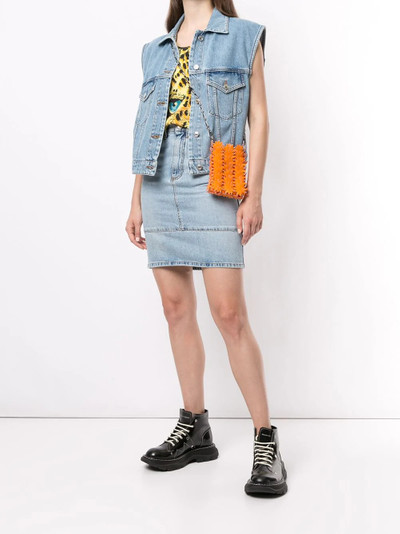 MSGM graphic print tank top outlook