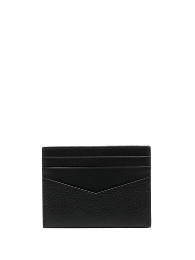 Givenchy Black Logo-Plaque Leather Cardholder outlook