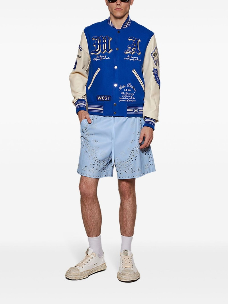 AMIRI cut-out detailing shorts outlook