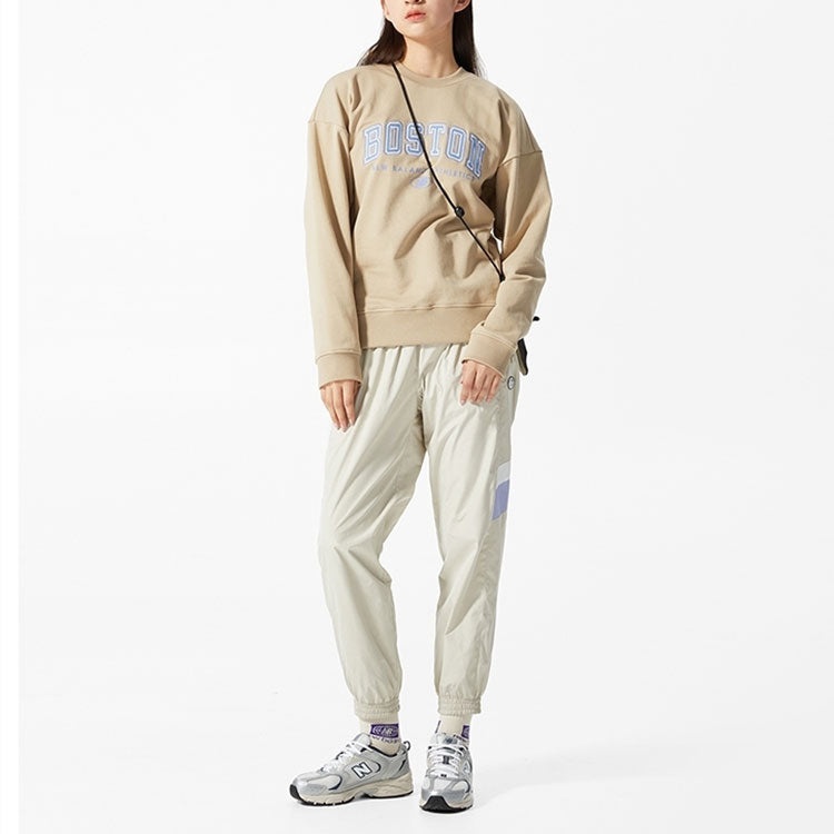 New Balance Sportswear Pants 'Beige Blue' 5TC17133-BEI - 3