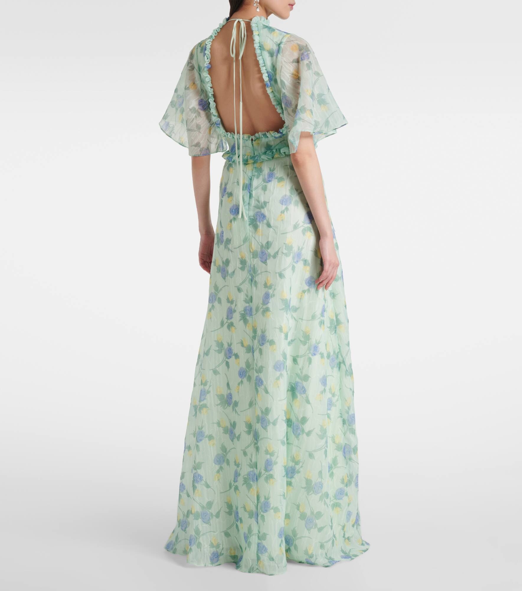 Heather floral organza gown - 3