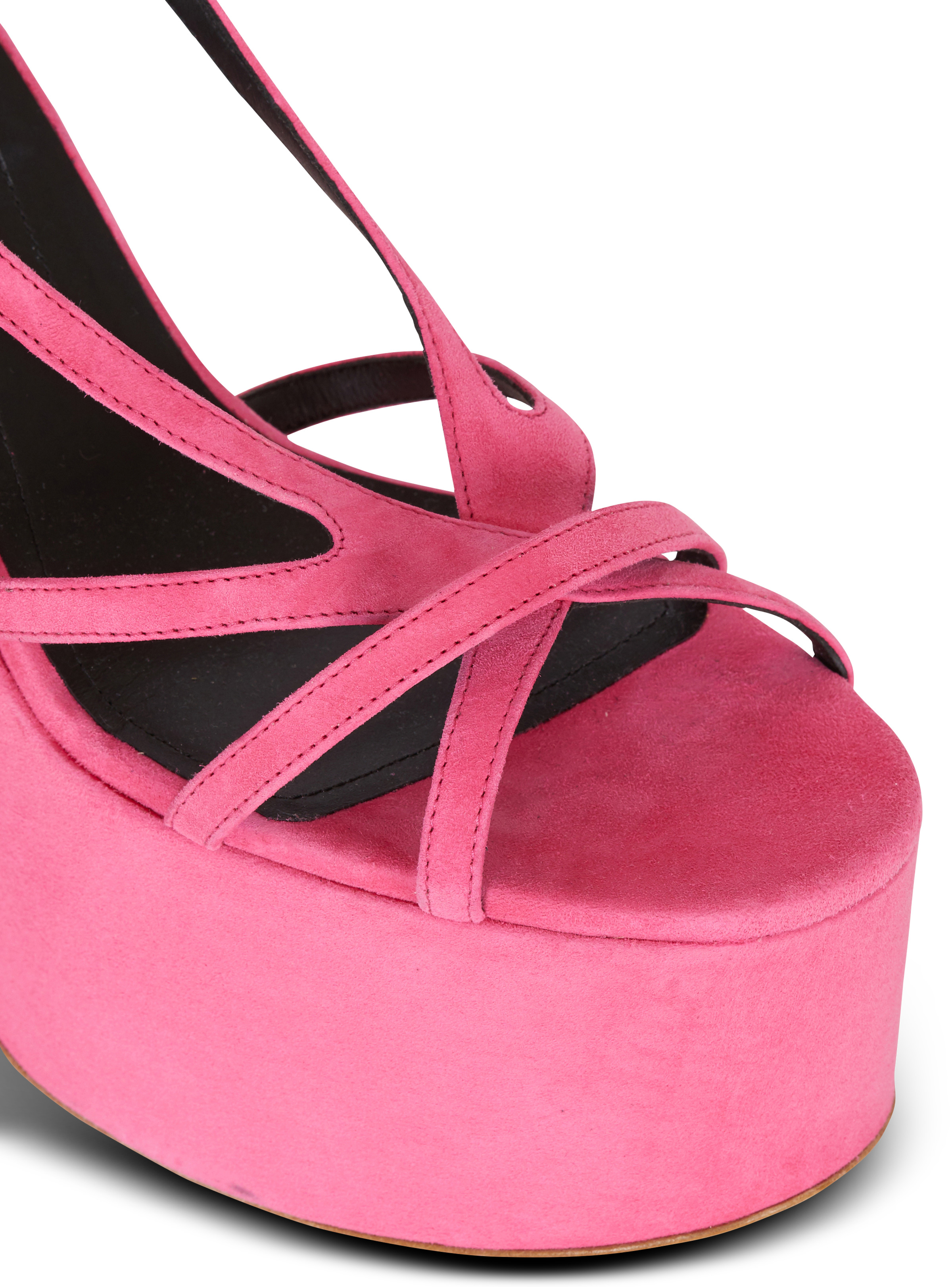 Cam suede platform sandals - 5