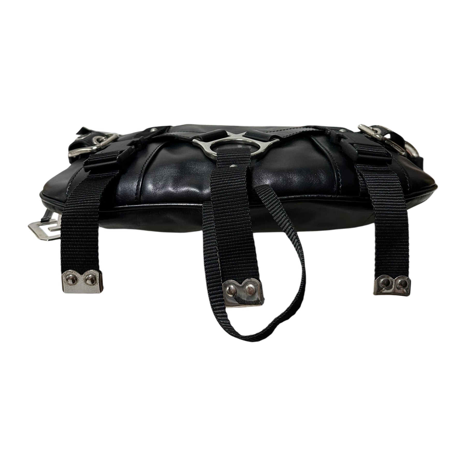 DOLCE&GABBANA Fall Winter 2003 Bondage Leather Shoulder Bag - 4