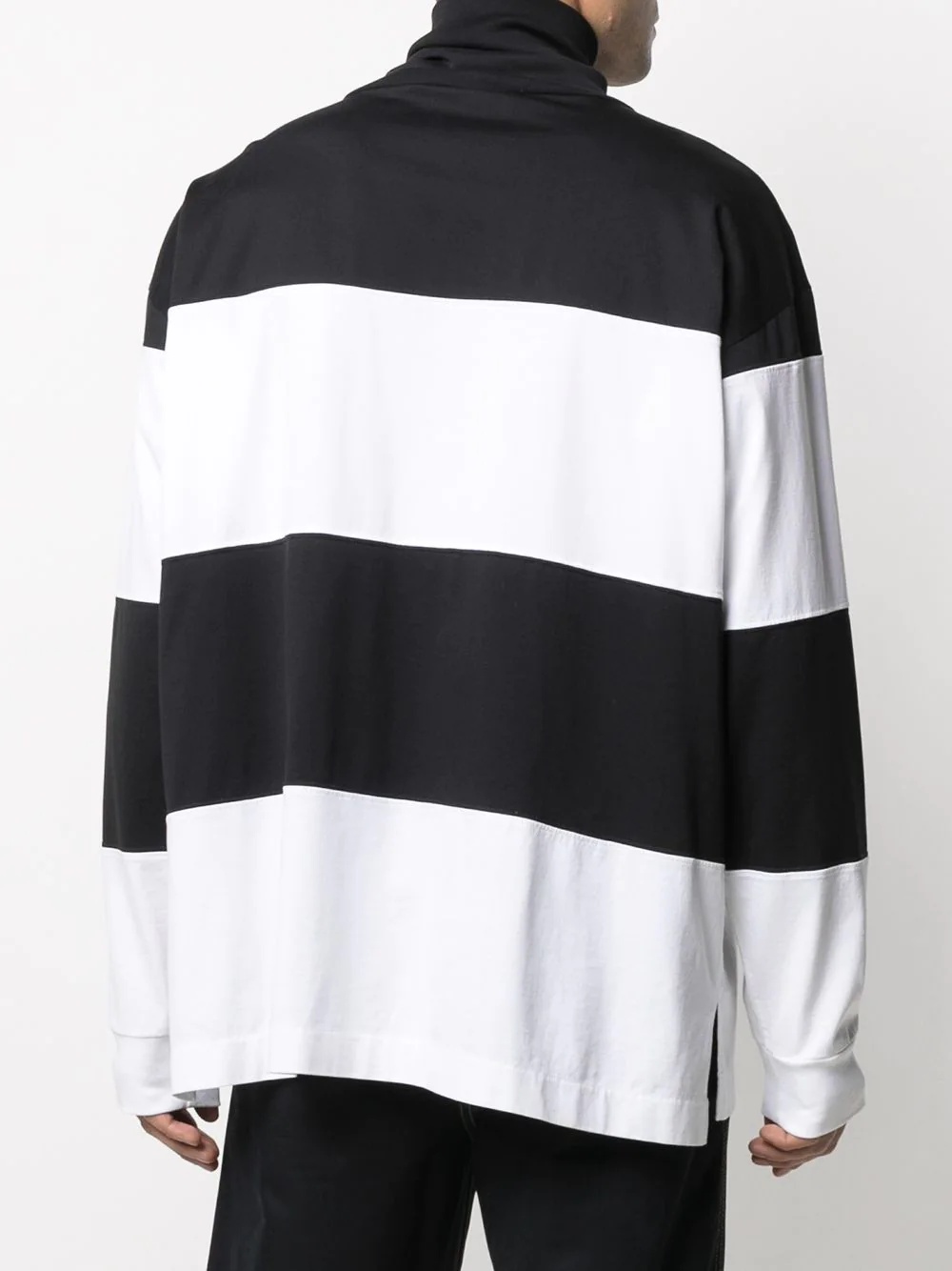 roll-neck striped jumper - 4