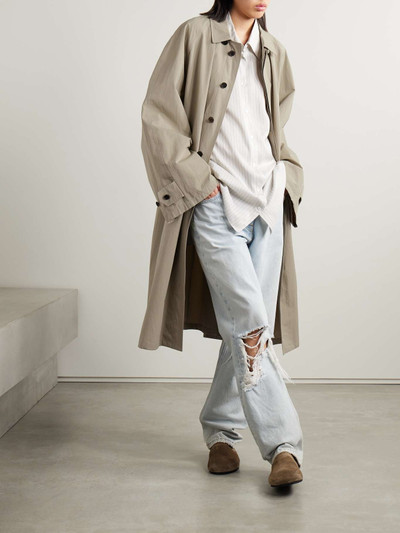 The Row Flemming washed-cotton trench coat outlook