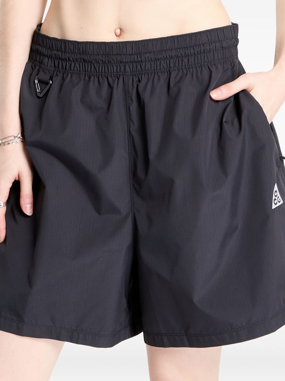 mid-rise ripstop shorts - 5