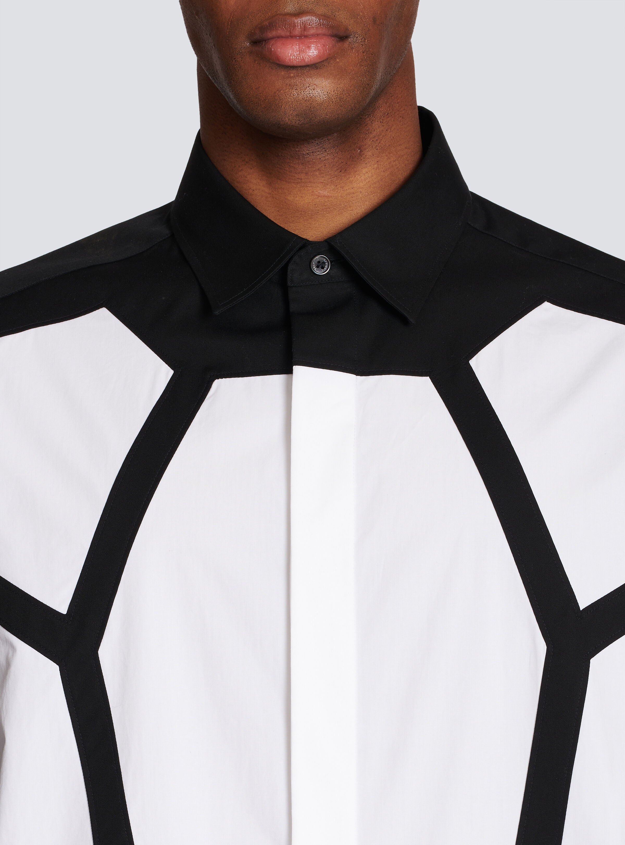 Cotton shirt with inserts - 6