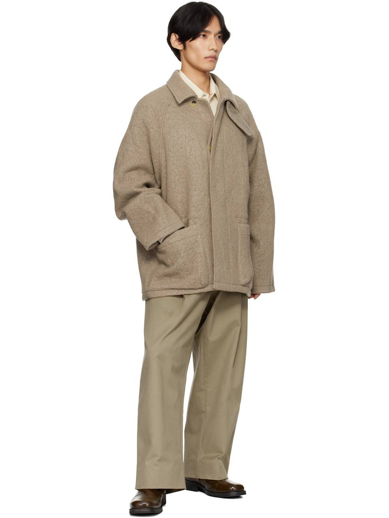 LE17SEPTEMBRE Beige Wool Hunting Jacket outlook