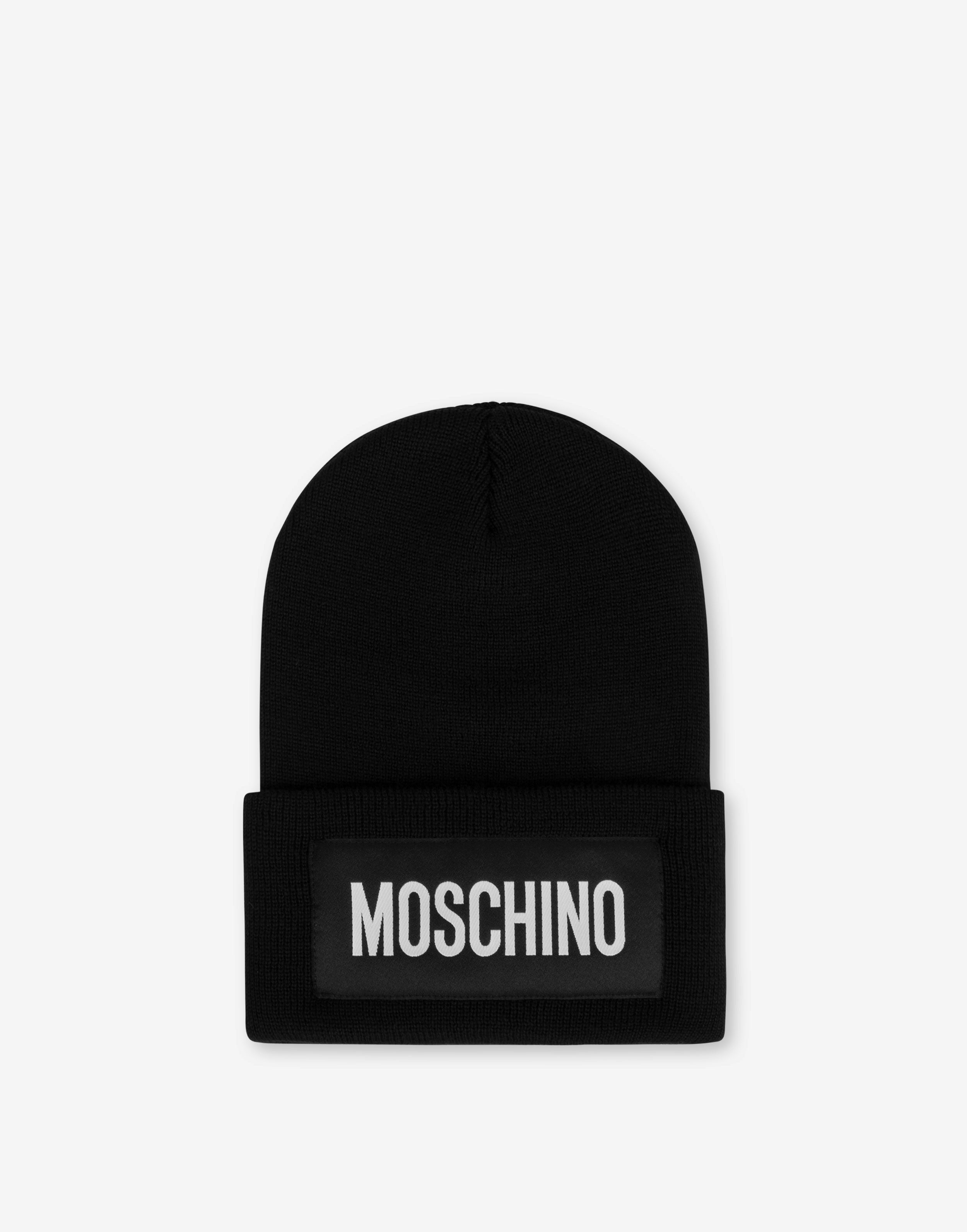 WOOL MIX HAT LOGO PATCH - 1