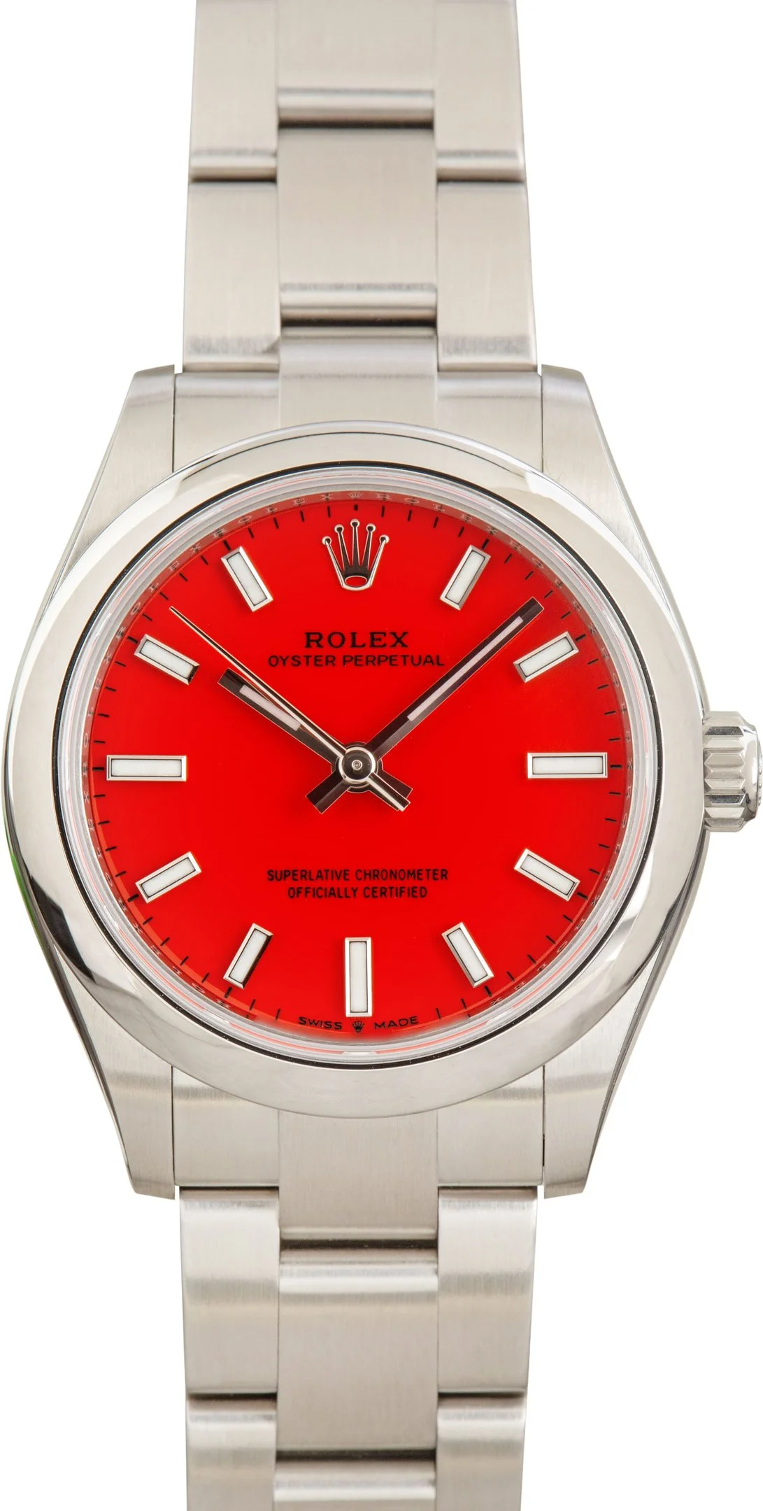 Rolex Oyster Perpetual 31 Steel 277200 Coral Red Dial - 1