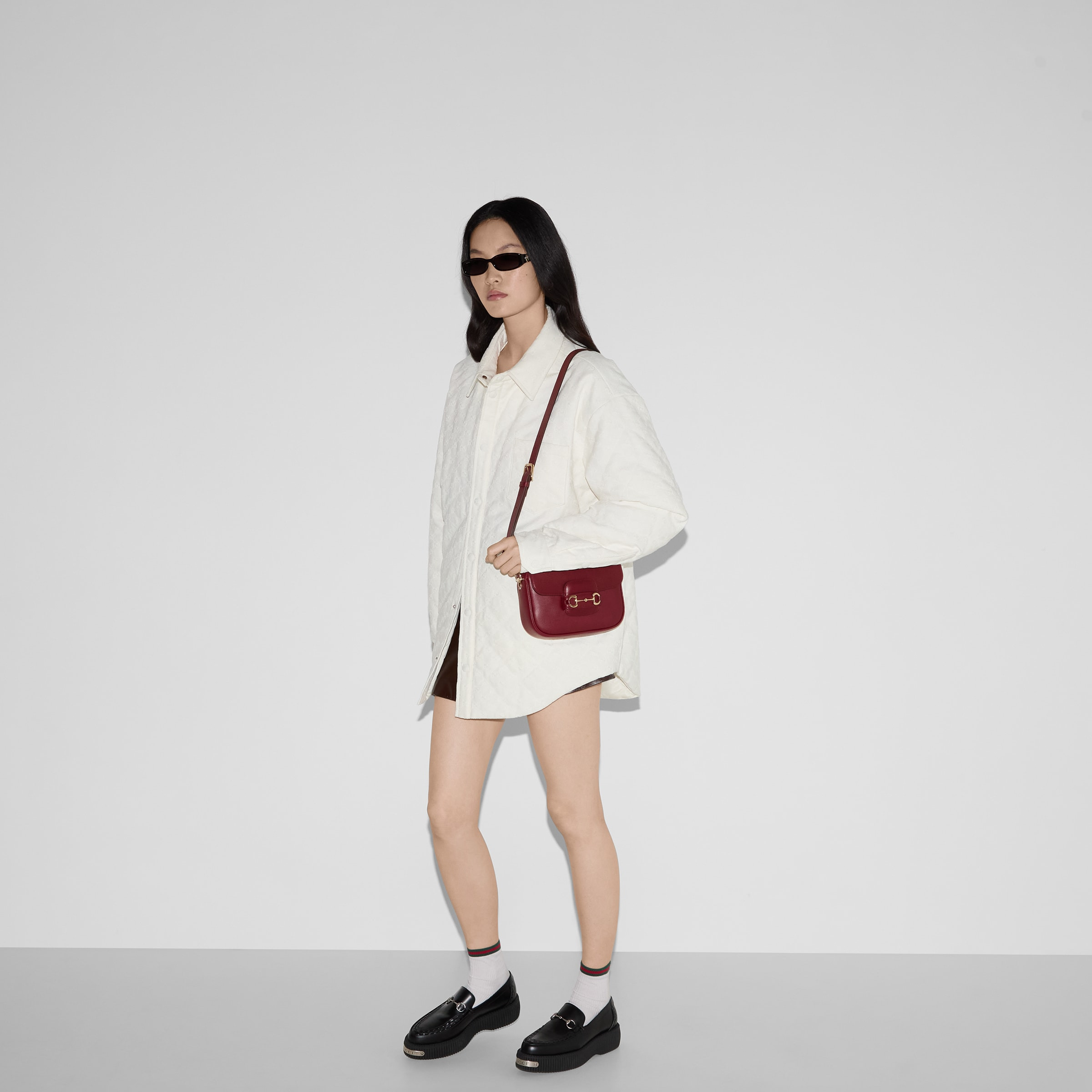 Gucci Horsebit 1955 mini shoulder bag - 3