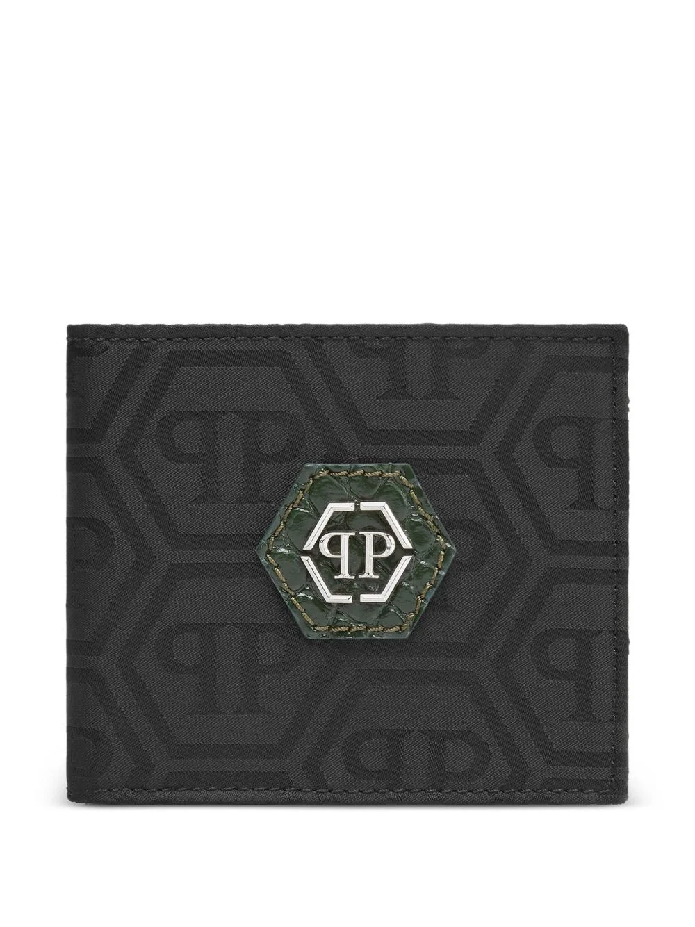 monogram-logo wallet - 1