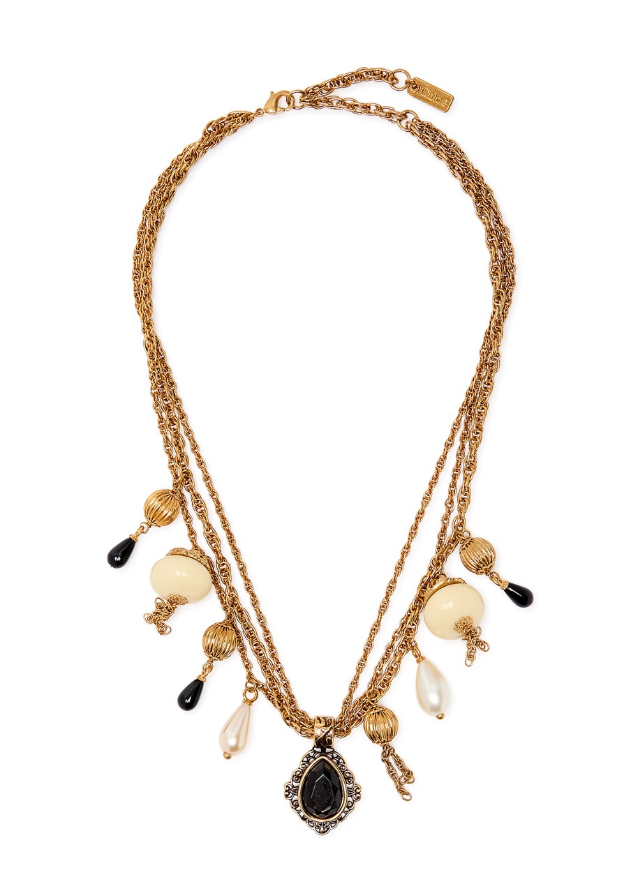 Chloe The Chloé Antique Pearls Embellished Necklace - 3